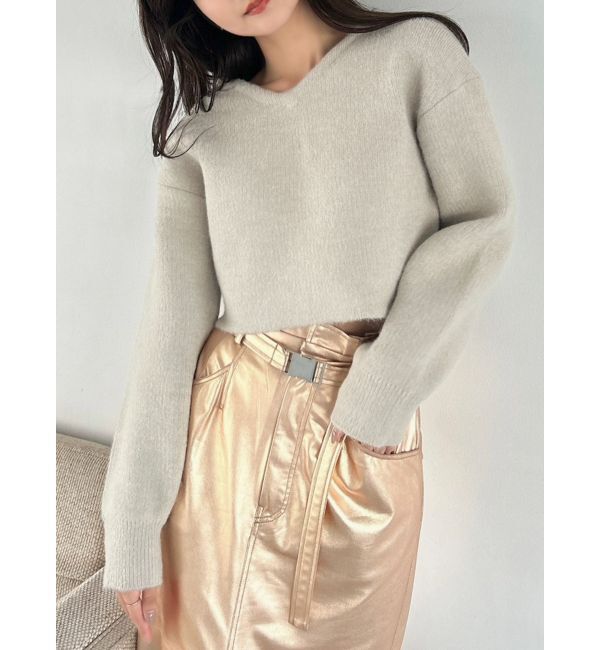 dazzlin「メタリックストレートスカート」|スカート|