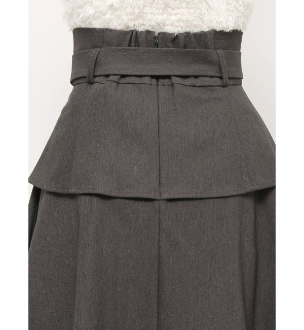 dazzlin「アシメティアードプリーツスカート」|スカート|