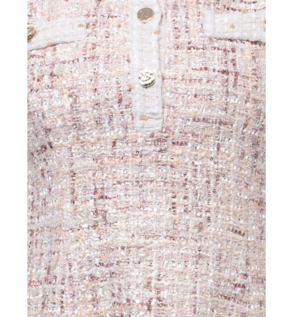 dazzlin「ラメツイードフレアミニワンピース」|ワンピース|