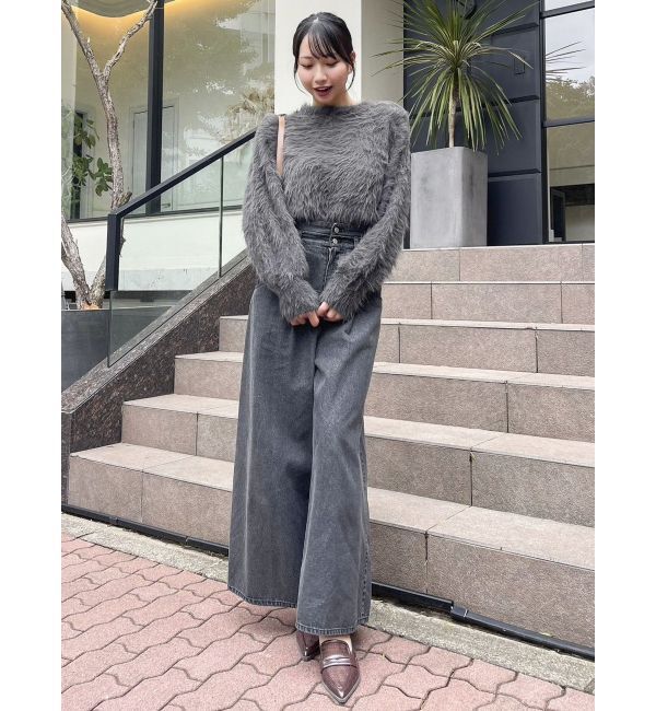 dazzlin「シャギークルーニットトップス」|ニット・セーター|