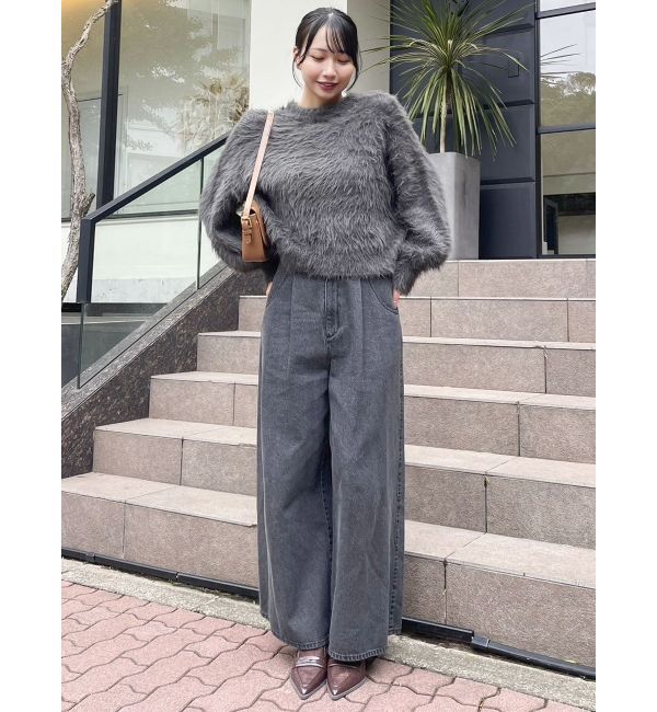 dazzlin「シャギークルーニットトップス」|ニット・セーター|