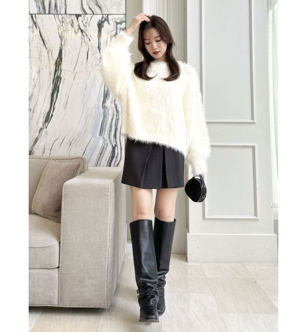 dazzlin「シャギークルーニットトップス」|ニット・セーター|