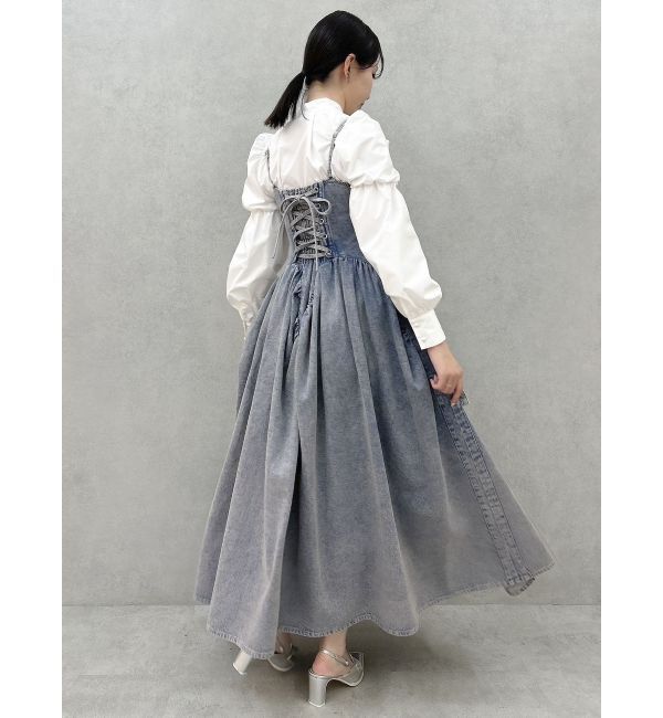 dazzlin「ペプラムボリュームスリーブボウタイブラウス」|シャツ・ブラウス|