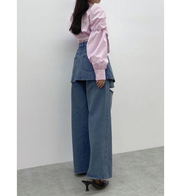 dazzlin「ペプラムボリュームスリーブボウタイブラウス」|シャツ・ブラウス|