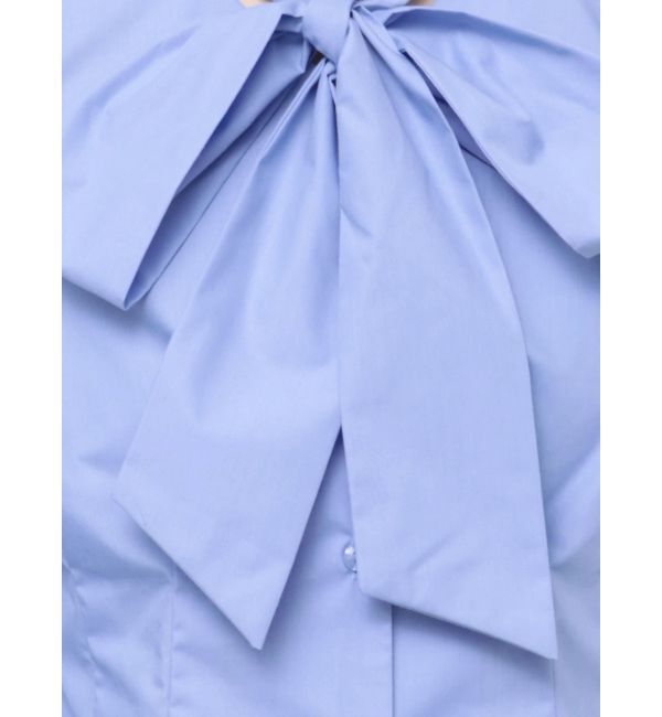 dazzlin「ペプラムボリュームスリーブボウタイブラウス」|シャツ・ブラウス|