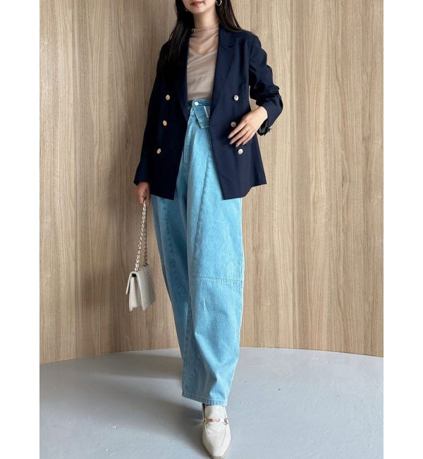 dazzlin「カーブラインデニムパンツ」|デニム|