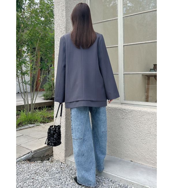 dazzlin「カーブラインデニムパンツ」|デニム|