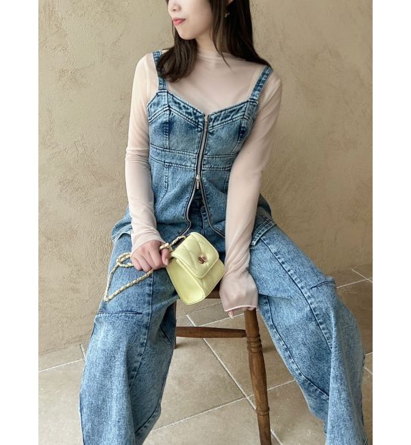 dazzlin「カーブラインデニムパンツ」|デニム|