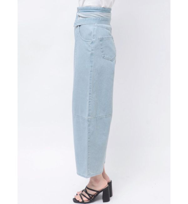 dazzlin「カーブラインデニムパンツ」|デニム|