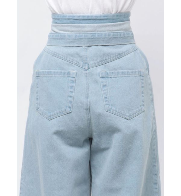dazzlin「カーブラインデニムパンツ」|デニム|