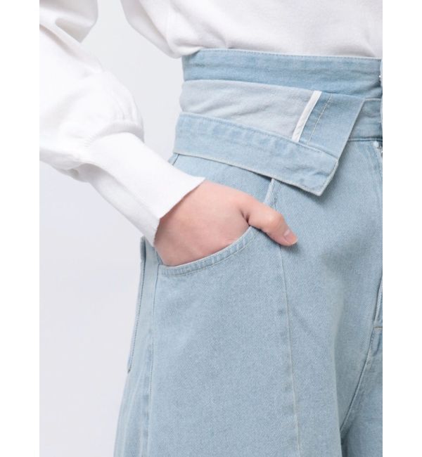 dazzlin「カーブラインデニムパンツ」|デニム|