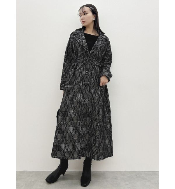 dazzlin「レイヤードタックシングルトレンチコート」|トレンチコート|