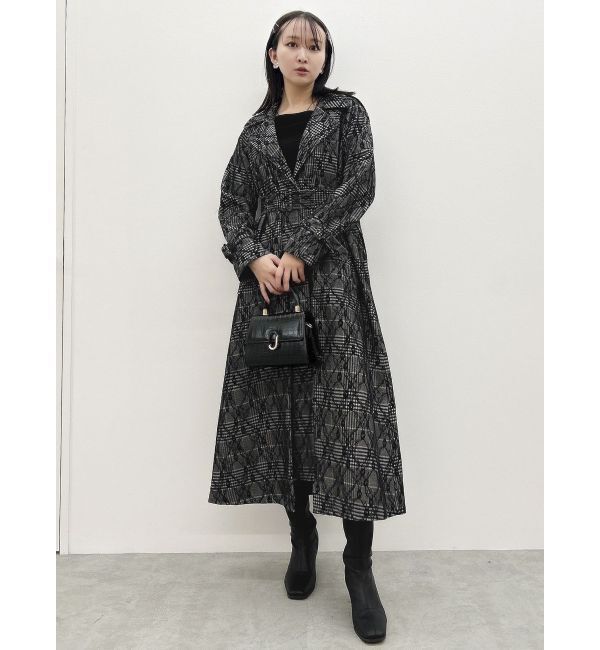 dazzlin「レイヤードタックシングルトレンチコート」|トレンチコート|
