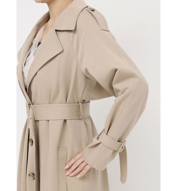 dazzlin「レイヤードタックシングルトレンチコート」|トレンチコート|
