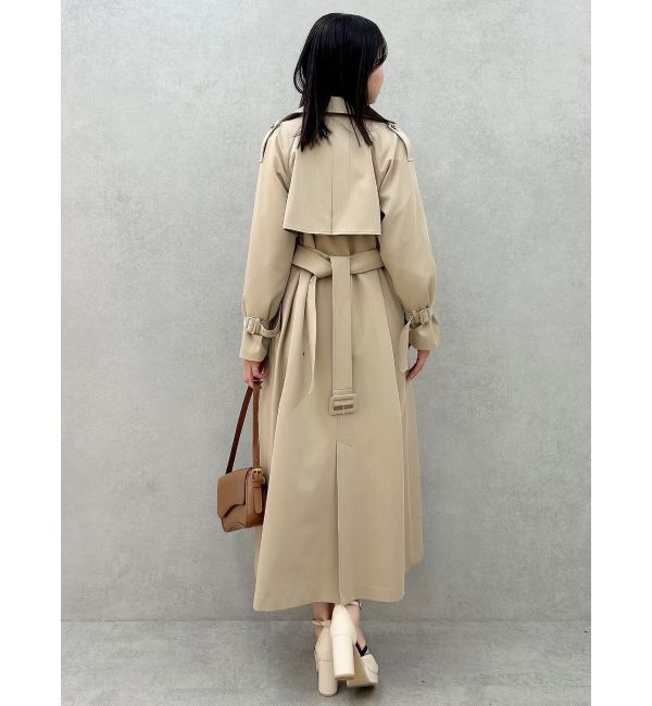 dazzlin「レイヤードタックシングルトレンチコート」|トレンチコート|