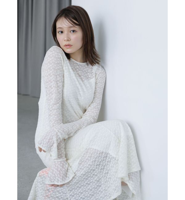 dazzlin「バックリボンレースワンピース」|ワンピース|