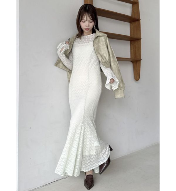 dazzlin「バックリボンレースワンピース」|ワンピース|