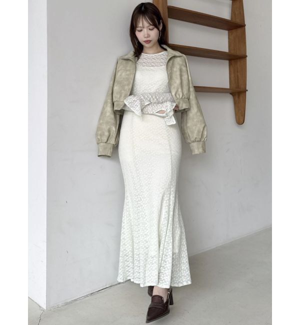 dazzlin「バックリボンレースワンピース」|ワンピース|