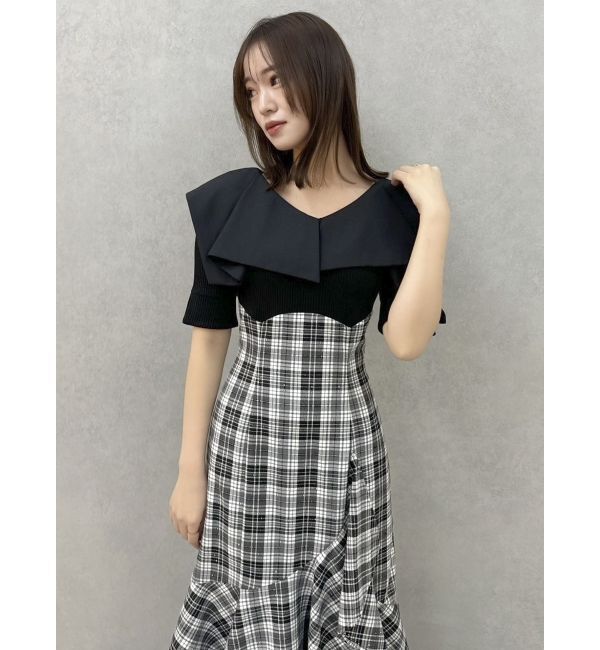 dazzlin「ラッフルマーメイドコンビワンピース」|ワンピース|