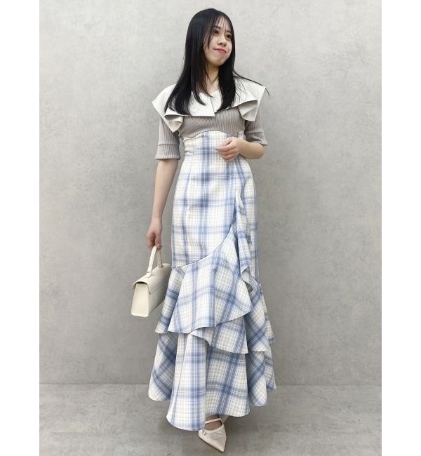 dazzlin「ラッフルマーメイドコンビワンピース」|ワンピース|