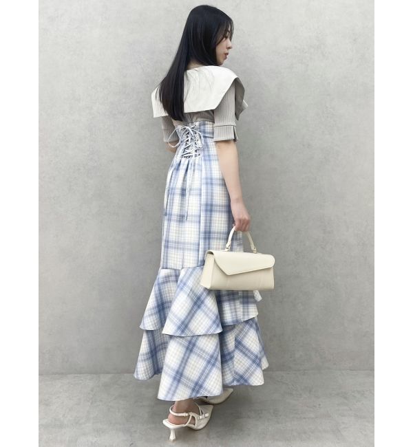 dazzlin「ラッフルマーメイドコンビワンピース」|ワンピース|