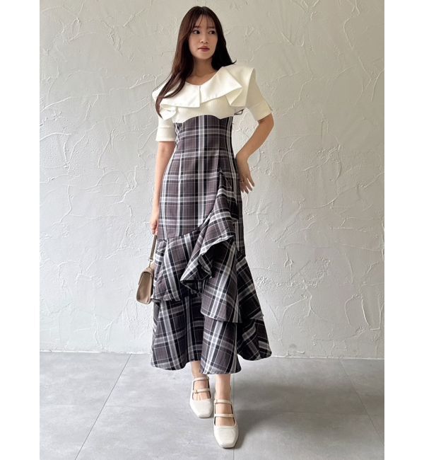 dazzlin「ラッフルマーメイドコンビワンピース」|ワンピース|