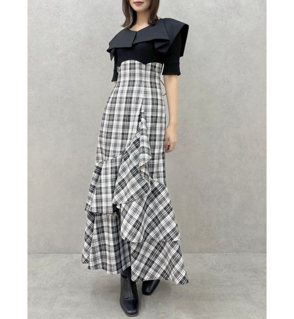 dazzlin「ラッフルマーメイドコンビワンピース」|ワンピース|