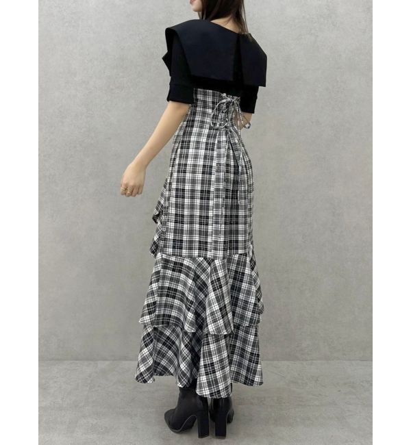 dazzlin「ラッフルマーメイドコンビワンピース」|ワンピース|