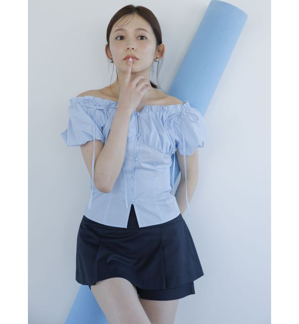 dazzlin「【セットアップ対応】レイヤードスカートパンツ」|その他|