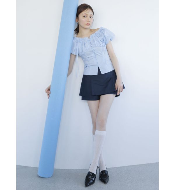 dazzlin「【セットアップ対応】レイヤードスカートパンツ」|その他|