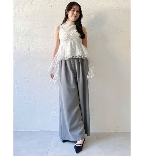 dazzlin「レースビッグフリルブラウス」|シャツ・ブラウス|