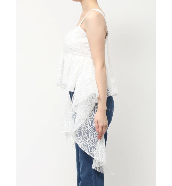 dazzlin「レースビッグフリルブラウス」|シャツ・ブラウス|