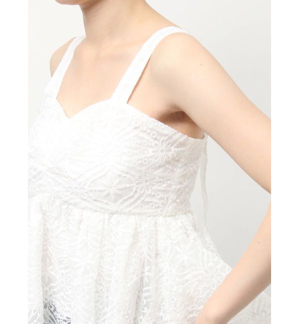 dazzlin「レースビッグフリルブラウス」|シャツ・ブラウス|