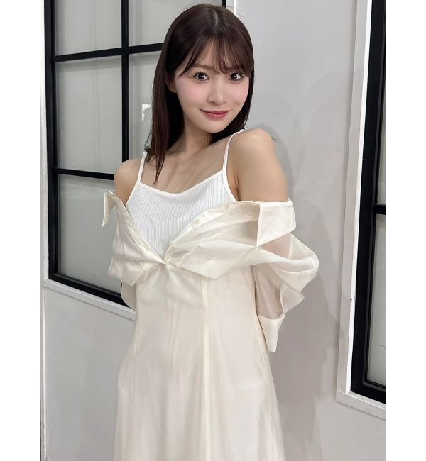 dazzlin「レイヤードシャツドッキングワンピース」|ワンピース|