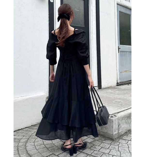 dazzlin「レイヤードシャツドッキングワンピース」|ワンピース|