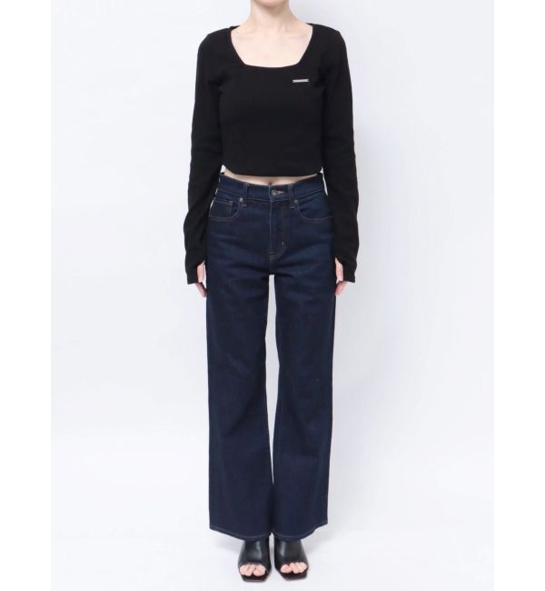 EMODA「プレートクロップトップ」|Tシャツ・カットソー|