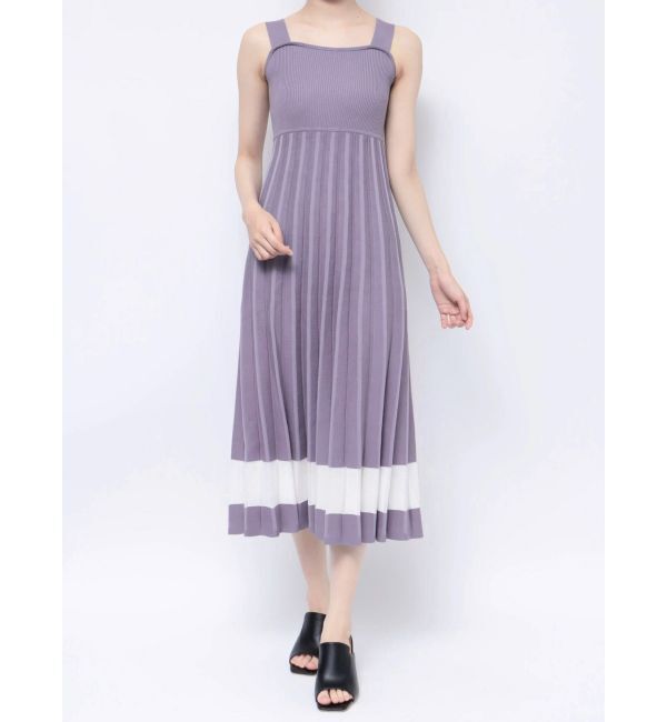 MERCURYDUO「3WAYシアーカーデセットニットワンピース」|ワンピース|