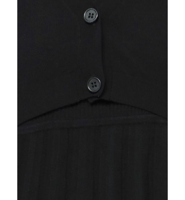 MERCURYDUO「3WAYシアーカーデセットニットワンピース」|ワンピース|