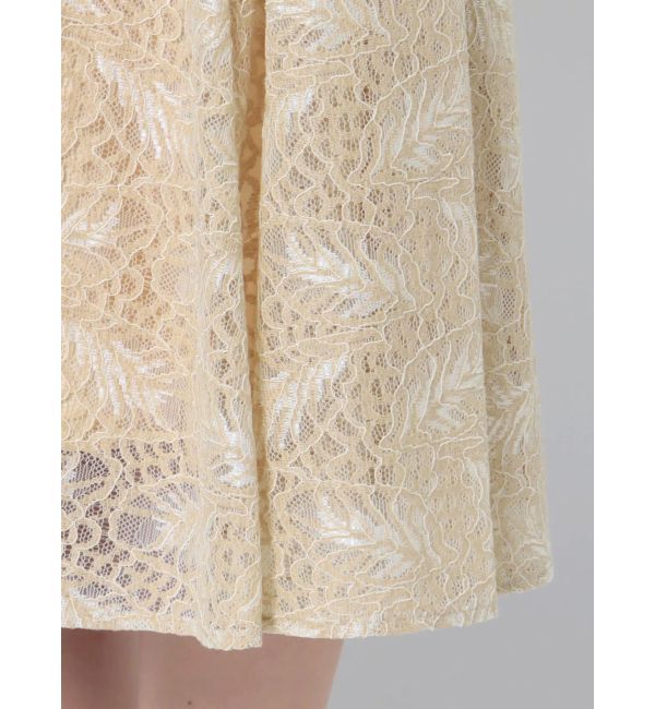 MERCURYDUO「オープンショルダーレースパイピングドレス」|ドレス|