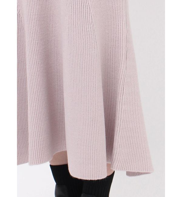 MERCURYDUO「バックシャンツイストデザインニットワンピース」|ワンピース|