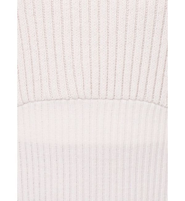 MERCURYDUO「バックシャンツイストデザインニットワンピース」|ワンピース|