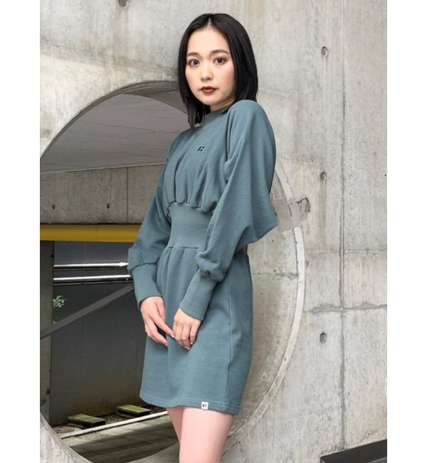 MURUA「【RUSSELL ATHLETIC&times;MURUA】ウエストリブミニワンピース」|ワンピース|