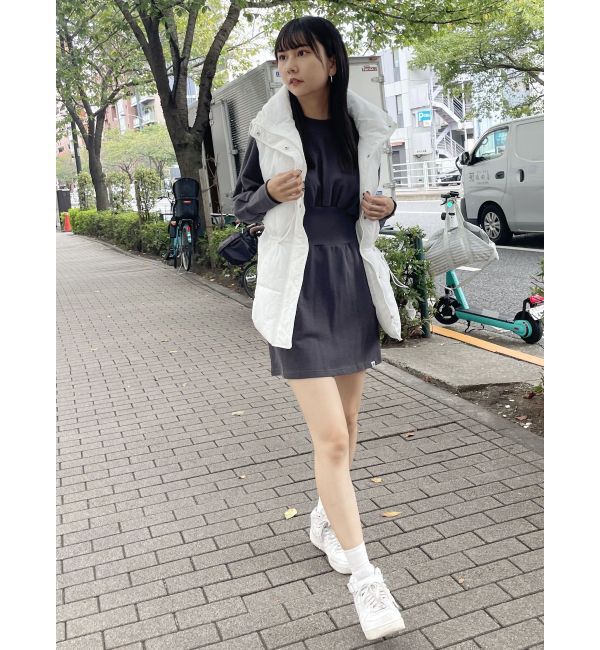 MURUA「【RUSSELL ATHLETIC&times;MURUA】ウエストリブミニワンピース」|ワンピース|