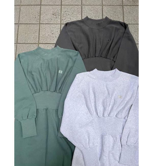 MURUA「【RUSSELL ATHLETIC&times;MURUA】ウエストリブミニワンピース」|ワンピース|