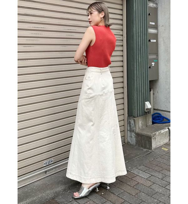 MURUA「ウォッシュドデニムマーメイドスカート」|スカート|