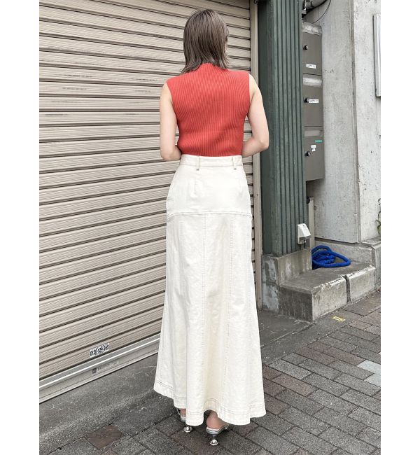 MURUA「ウォッシュドデニムマーメイドスカート」|スカート|