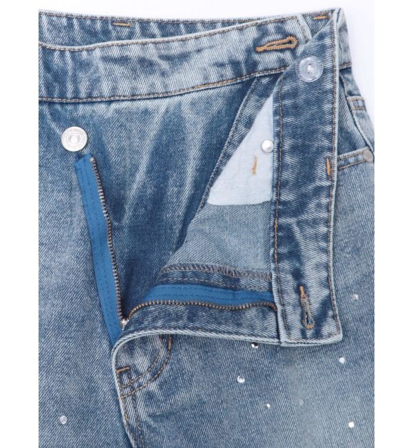 MURUA「ランダムホットフィックスデニム」|デニム|