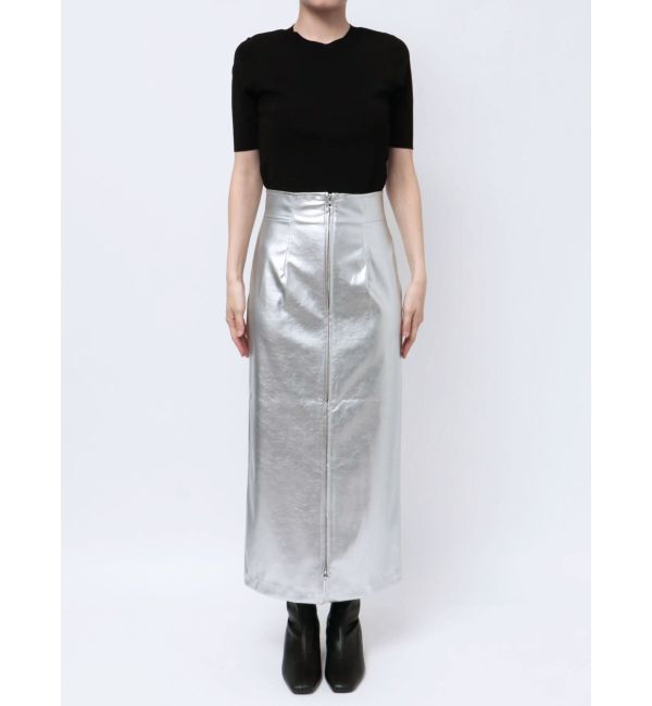 MURUA「マルチウェイナローフェイクレザースカート」|スカート|