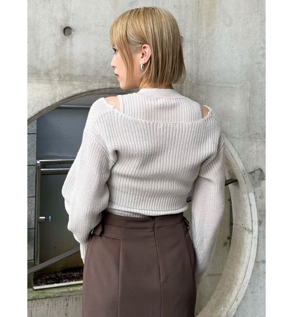 MURUA「2wayニットセットプルオーバー」|ニット・セーター|