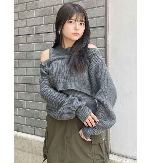 MURUA「2wayニットセットプルオーバー」|ニット・セーター|